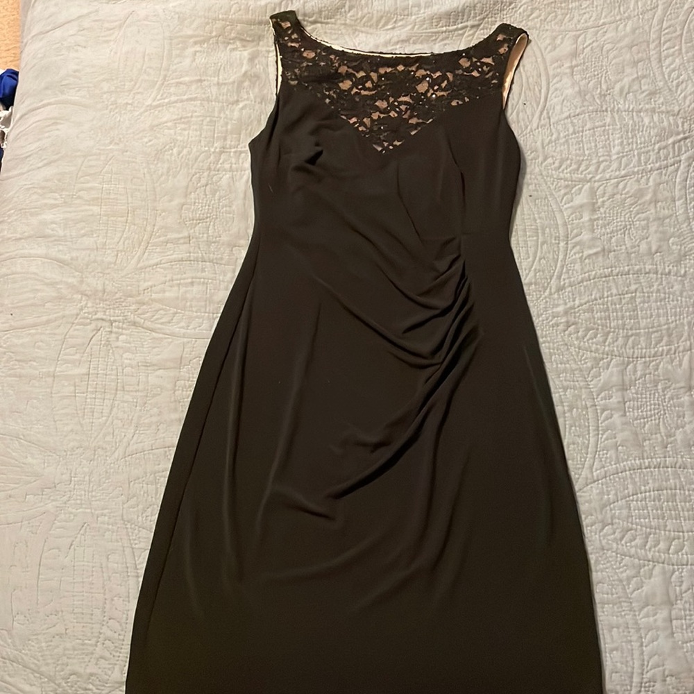 Black cocktail dress